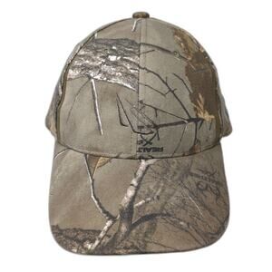 Realtree Strapback Baseball Cap Multi One Size Adjustable Camo 6 Panel Powercap
